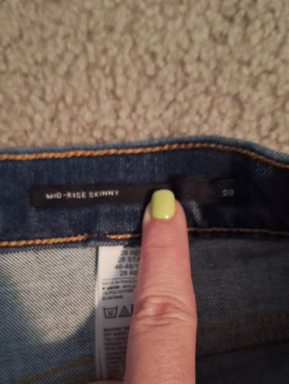 Banana Republic Dark Blue Skinny Jeans - Picture 6 of 9